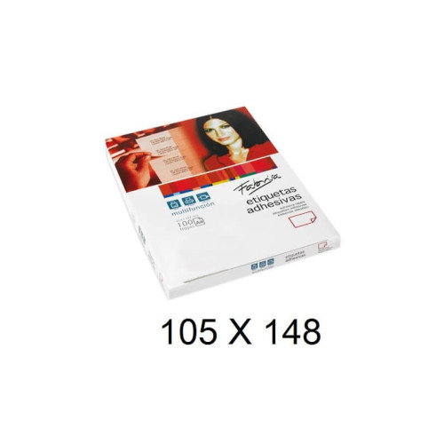 Fabrisa Etiquetas Adhesivas Multifunción 105x148mm Blanco