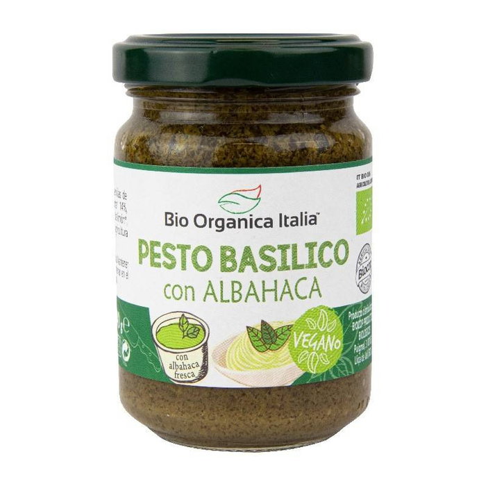 BIO ORGANICA ITALIA Pesto Basilico Demeter Vegan 140g BIO ORGANICA ITALIA Pesto Basilico Demeter Vegan 140g