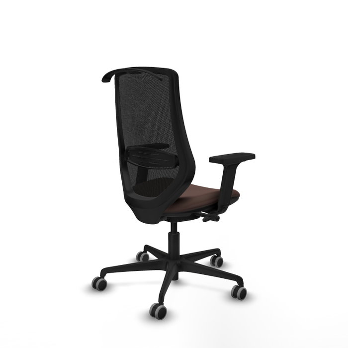 PIQUERAS Y CRESPO Silla de oficina Mardos con mecanismo Sincro/Traslack Marrón oscuro/Negro PIQUERAS Y CRESPO Silla de oficina Mardos con mecanismo Sincro/Traslack Marrón oscuro/Negro
