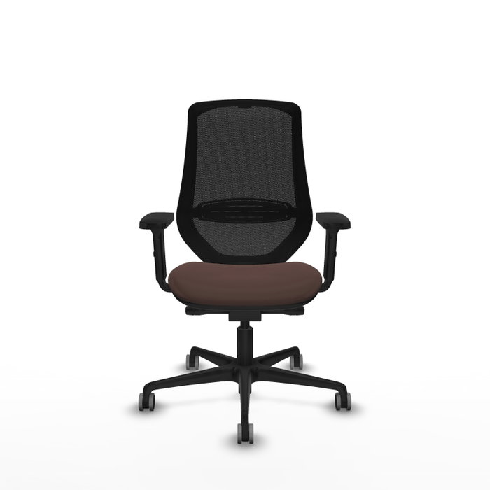 PIQUERAS Y CRESPO Silla de oficina Mardos con mecanismo Sincro/Traslack Marrón oscuro/Negro PIQUERAS Y CRESPO Silla de oficina Mardos con mecanismo Sincro/Traslack Marrón oscuro/Negro