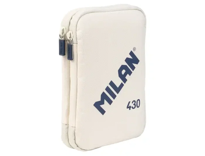Milan Plumier de 2 Pisos Serie 430 Beige con Contenido Milan Plumier de 2 Pisos Serie 430 Beige con Contenido