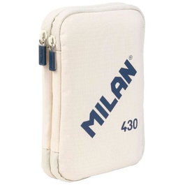 Milan 430 Since 1918 Plumier 2 Pisos Con Contenido Beige Material Escolar