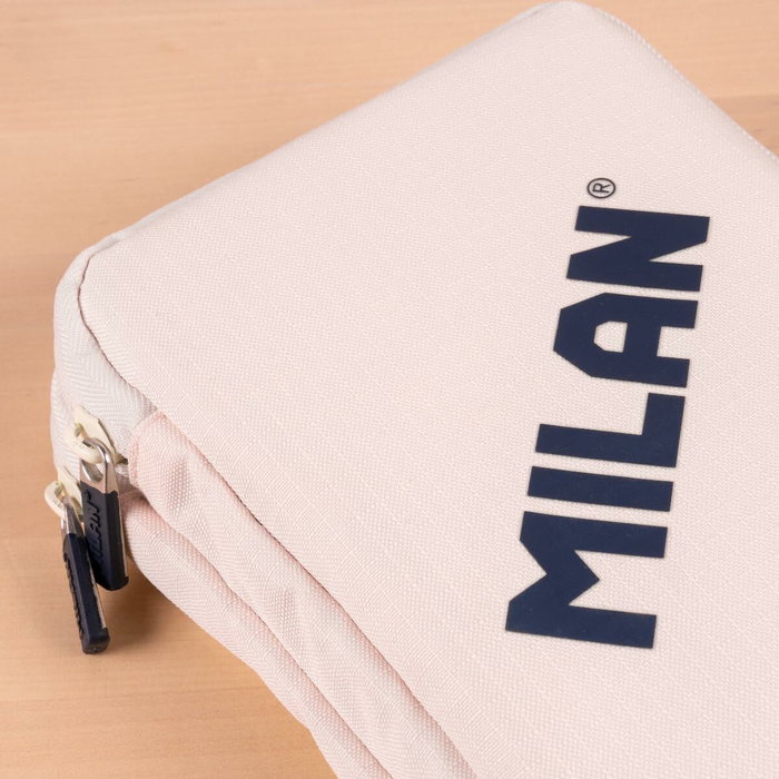 Milan Plumier de 2 Pisos Serie 430 Beige con Contenido Milan Plumier de 2 Pisos Serie 430 Beige con Contenido
