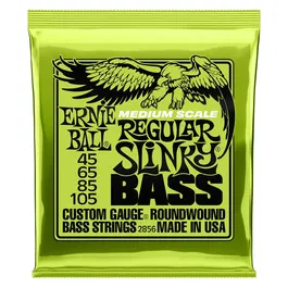 ERNIEBALL Juego Bajo Eléctrico Slinky Regular Escala Media 45-105