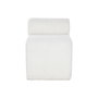 DKD Home Decor Descalzadora de Madera DM y Poliéster Blanco