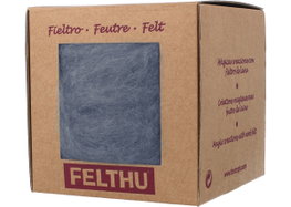 Felthu Fieltro de lana gris claro 100gr.