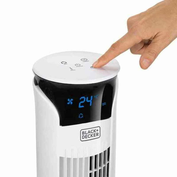 BLACK+DECKER BXEFT48E Ventilador de Torre Oscilante Digital