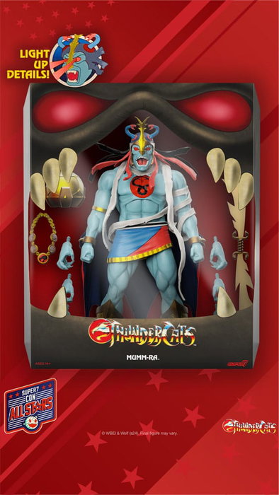 Thundercats Figura Ultimates Mumm-Ra (LED Eyes) 18 cm