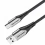 Vention CODHH Cable USB 2.0 Tipo-C Macho a Macho 2 Metros Gris Carga Rápida 3A 480Mbps