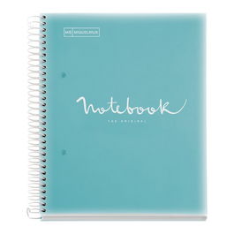 Bloc Miquelrius Emotions Notebook 5 Micro.Tapa Pp A5 120H 90G Cuadric.5X5 Azul Cielo (Set de 5)
