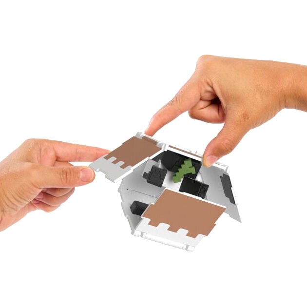 Mattel Figura Minecraft Flippin Figs Intercambiable 9,5cm para Niños y Niñas a partir de 6 Años