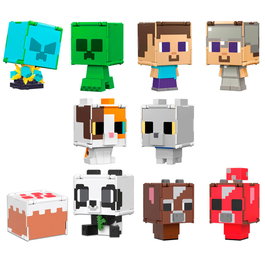 Mattel Figura Minecraft Flippin Figs Intercambiable 9,5cm para Niños y Niñas a partir de 6 Años