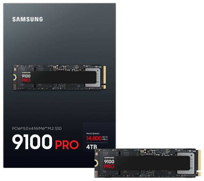 Samsung 9100 PRO 4 TB M.2 NVMe PCIe 5.0 SSD