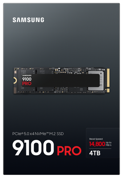 Samsung 9100 PRO 4 TB M.2 NVMe PCIe 5.0 SSD