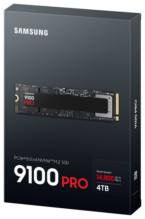 Samsung 9100 PRO 4 TB M.2 NVMe PCIe 5.0 SSD