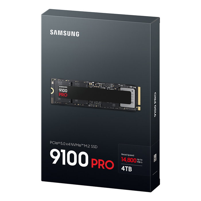Samsung MZ-VAP4T0 4TB 9100 PRO NVMe PCIe 5.0 SSD M.2 2280 14800 MB/s