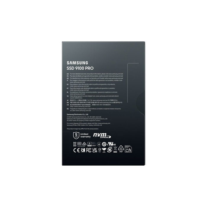 Samsung 9100 PRO 4 TB M.2 NVMe PCIe 5.0 SSD