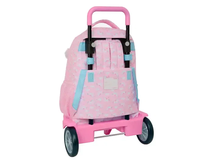 Safta Mochila Escolar Grande con Ruedas Extraíble Compact Evolution Glowlab Kids 450x330x220 mm