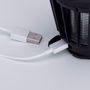 Jata Hogar Lámpara Atrapa Mosquitos Portátil para Interior y Exterior, 5W - Cobertura 50 m², Luz UV, Recargable USB, Resistente IPX6, con Gancho y Función de Linterna LED