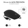 Subblim Ratón Business Silencioso Negro 1200 DPI USB