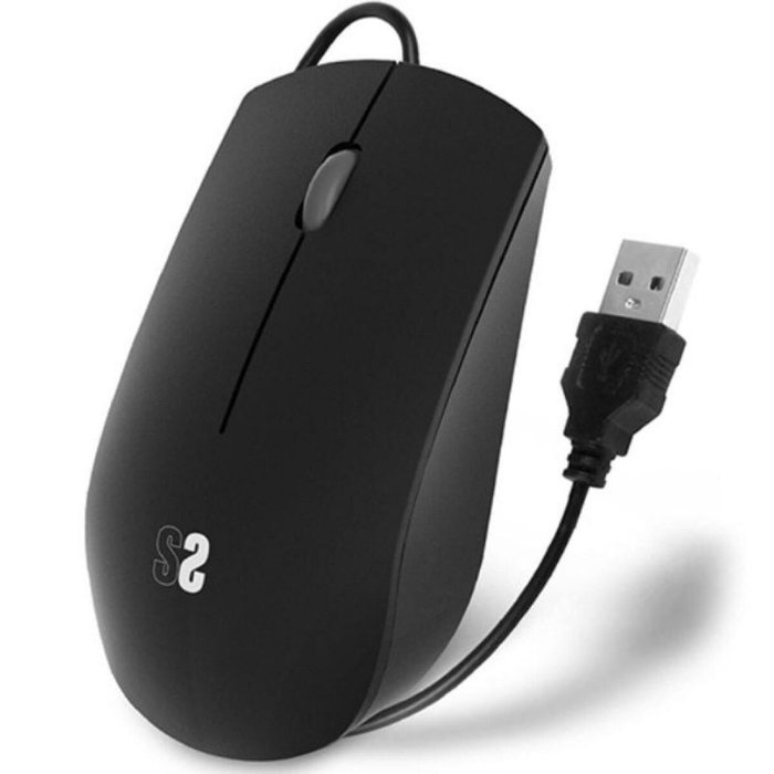 Subblim Ratón Business Silencioso Negro 1200 DPI USB