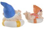 DKD Home Decor Set de 2 Figuras de Magnesia Multicolor