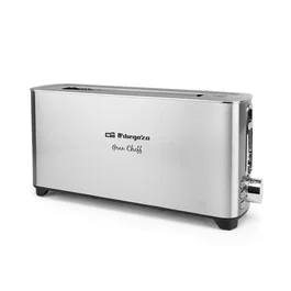 Orbegozo TO 6030 Tostadora de Ranura Larga 1050 W Acero Inoxidable