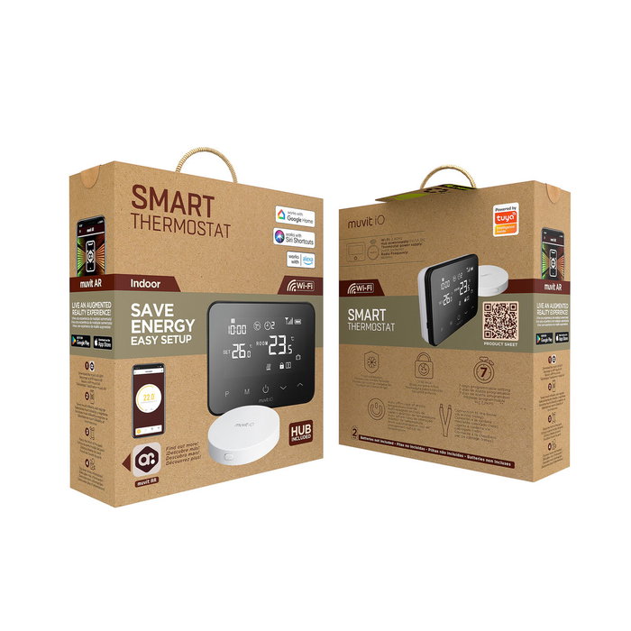 muvit iO Termostato Inteligente cableado y hub para internet muvit iO Termostato Inteligente cableado y hub para internet