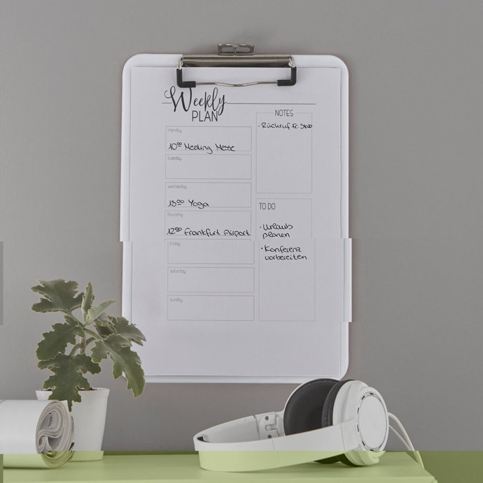 Leitz Carpeta Wow con pinza superior DIN A4 Blanco