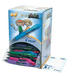 PILOT Bolígrafo G-2 XS Pixie 0,7 mm Retráctil (Expositor de 84 unidades)