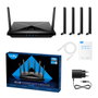 Cudy P5 Router Inalámbrico Wi-Fi 6 Doble Banda 5G Gigabit Ethernet Negro