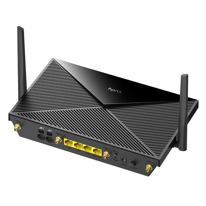 Cudy P5 Router Inalámbrico Wi-Fi 6 Doble Banda 5G Gigabit Ethernet Negro