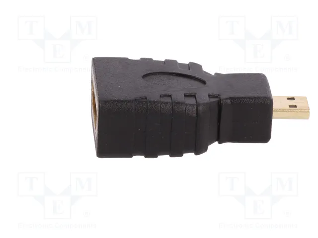 QOLTEC Adaptador de HDMI a Micro HDMI, Negro