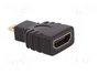 QOLTEC Adaptador de HDMI a Micro HDMI, Negro