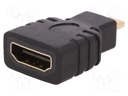 QOLTEC Adaptador de HDMI a Micro HDMI, Negro