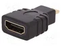QOLTEC Adaptador de HDMI a Micro HDMI, Negro