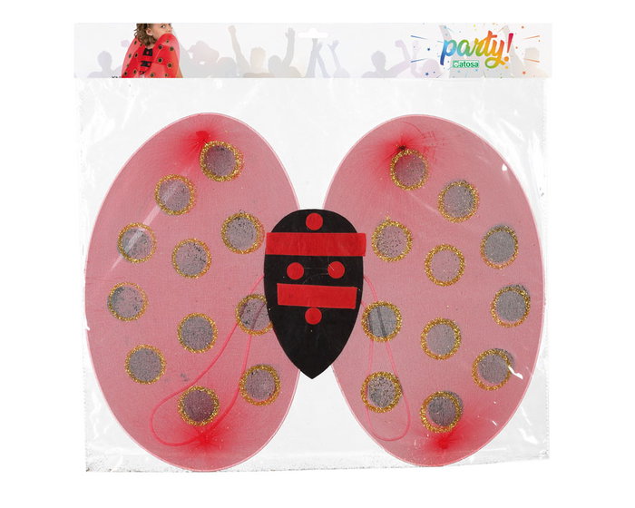 Alas Rojas Con Lunares Para Disfraz De Mariquita Mujer O Niña Carnaval Alas Rojas Con Lunares Para Disfraz De Mariquita Mujer O Niña Carnaval