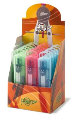 FAIBO Compás Escolar Serie 226 con Adaptador Universal y Estuche Verde FAIBO Compás Escolar Serie 226 con Adaptador Universal y Estuche Verde