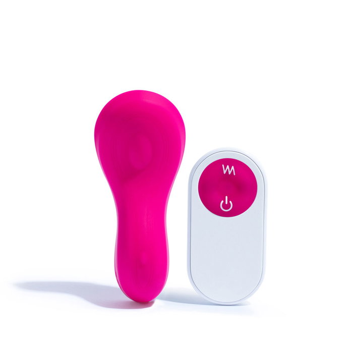 Platanomelón CALA Vibrador Clitorial con Control Remoto, Silicona Hipoalergénica, Impermeable y Recargable USB, Color Fucsia