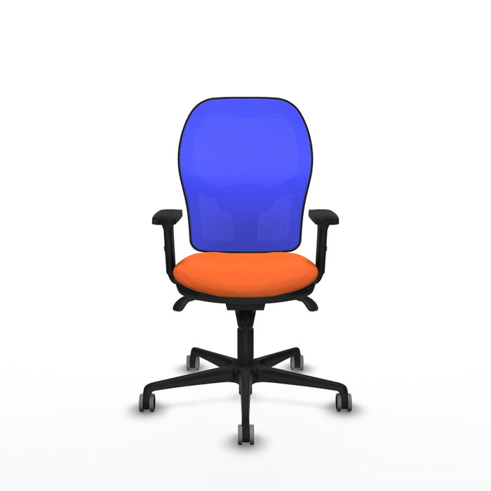 PIQUERAS Y CRESPO Silla de oficina Jorquera Sincro Naranja y Azul PIQUERAS Y CRESPO Silla de oficina Jorquera Sincro Naranja y Azul