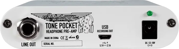 Ashdown Preamplificador de Auriculares / Interfaz de Audio Tone Pocket - Blanco