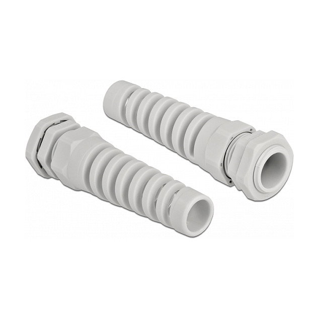 DeLOCK Prensaestopas con alivio de tensión PG13,5 gris 60346