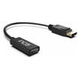 INCA IDTH-07 Adaptador DisplayPort a HDMI 4K 0.2m Macho a Hembra Negro