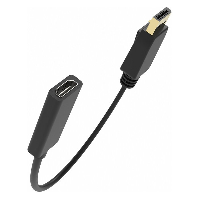 INCA IDTH-07 Adaptador DisplayPort a HDMI 4K 0.2m Macho a Hembra Negro
