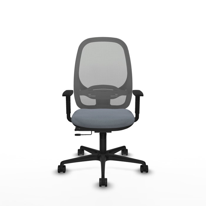 PIQUERAS Y CRESPO Silla de oficina Cilanco Gris con mecanismo Sincro/Traslack