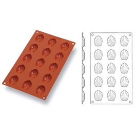 Matfer Molde Oviflex Mini Magdalenas (15 uds)