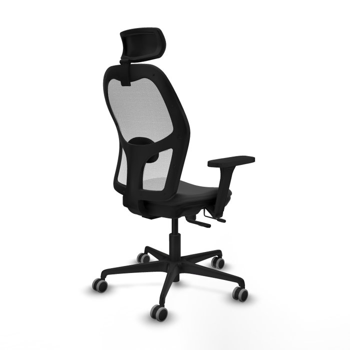 PIQUERAS Y CRESPO Silla de oficina Jorquera Gris oscuro/Blanco