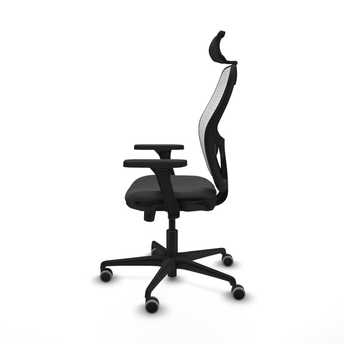 PIQUERAS Y CRESPO Silla de oficina Jorquera Gris oscuro/Blanco