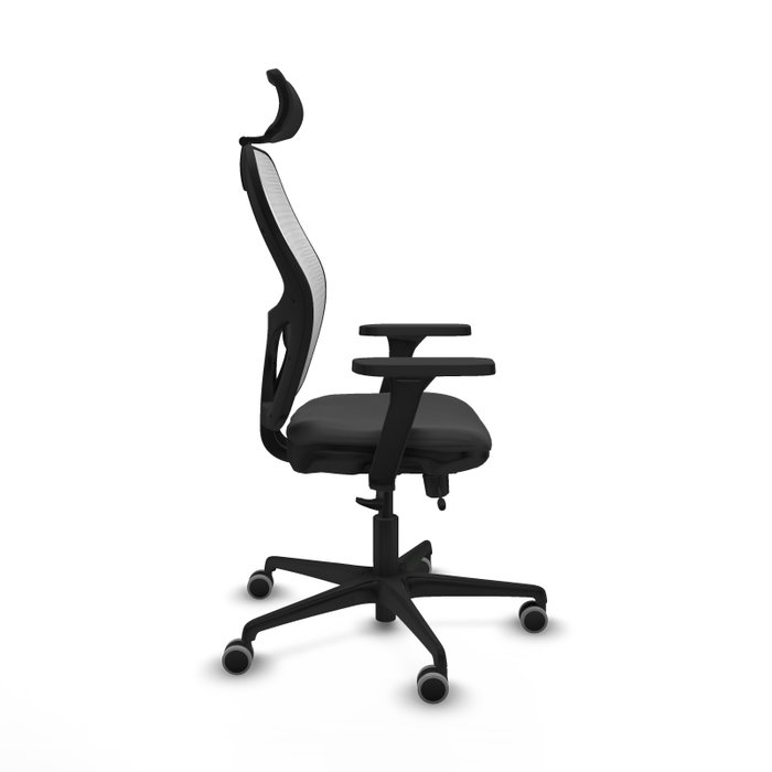 PIQUERAS Y CRESPO Silla de oficina Jorquera Gris oscuro/Blanco