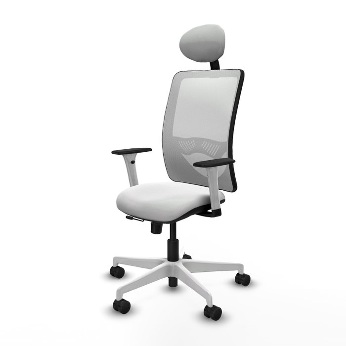 PIQUERAS Y CRESPO Silla de oficina Zulema Blanca con Mecanismo Sincro/Traslack PIQUERAS Y CRESPO Silla de oficina Zulema Blanca con Mecanismo Sincro/Traslack